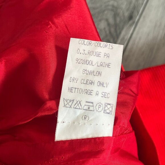 BALENICAGA VINTAGE SET BLAZER JACKET & SKIRT MADE IN FRANCE - Picture 11 of 12